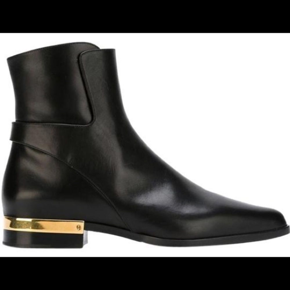 Chloé Chelsea Boots Black leather size 38.5